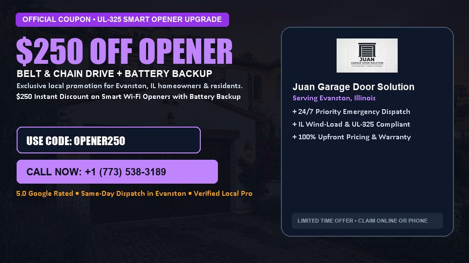 Juan Garage Door Solution $250 OFF Premium LiftMaster Opener Installation